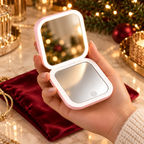Miroir de Poche LED Pliable